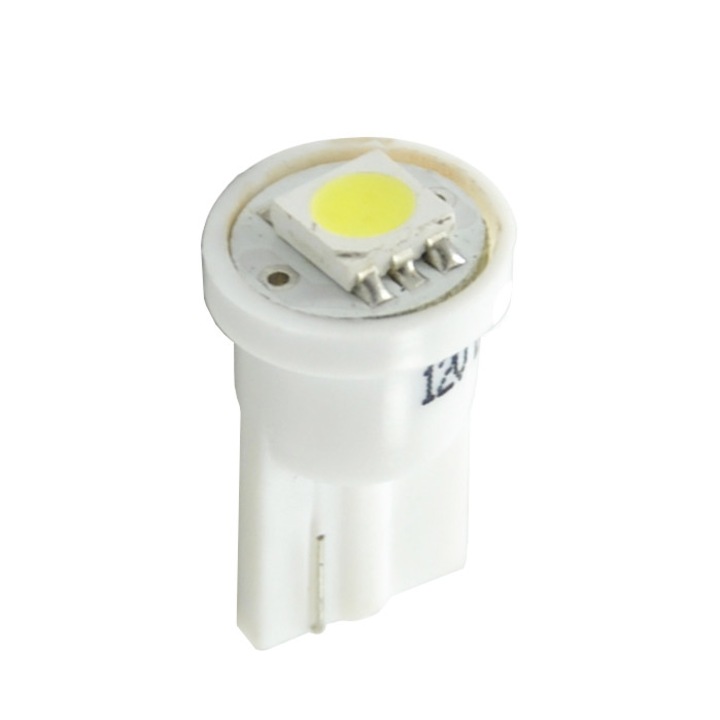 M-Tech T10 LED 1x5050 SMD fehér színű (pár)