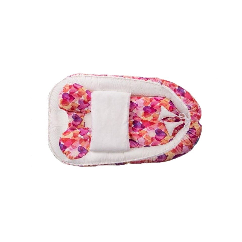 Cuib pentru bebelusi 75 x 45 x 10 cm Belisima P01-850, Multicolor