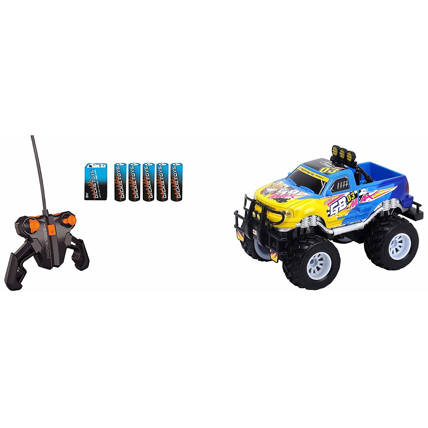 Masina de teren, cu telecomanda, Grave Breaker 1119072 Dickie