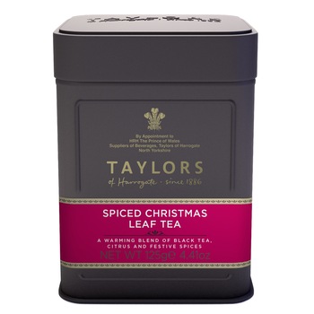 Ceai Negru Editie de Craciun, Taylors of Harrogate, Cutie Metalica, Frunze, 125 gr. Ceai Negru Editie de Craciun, Taylors of Harrogate, Cutie Metalica, Frunze, 125 gr.