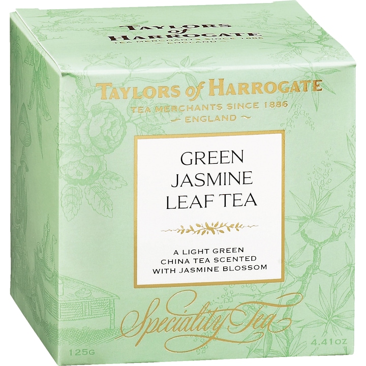 Ceai Verde cu Iasomie, Taylors of Harrogate, Cutie Carton, Frunze, 125 gr.