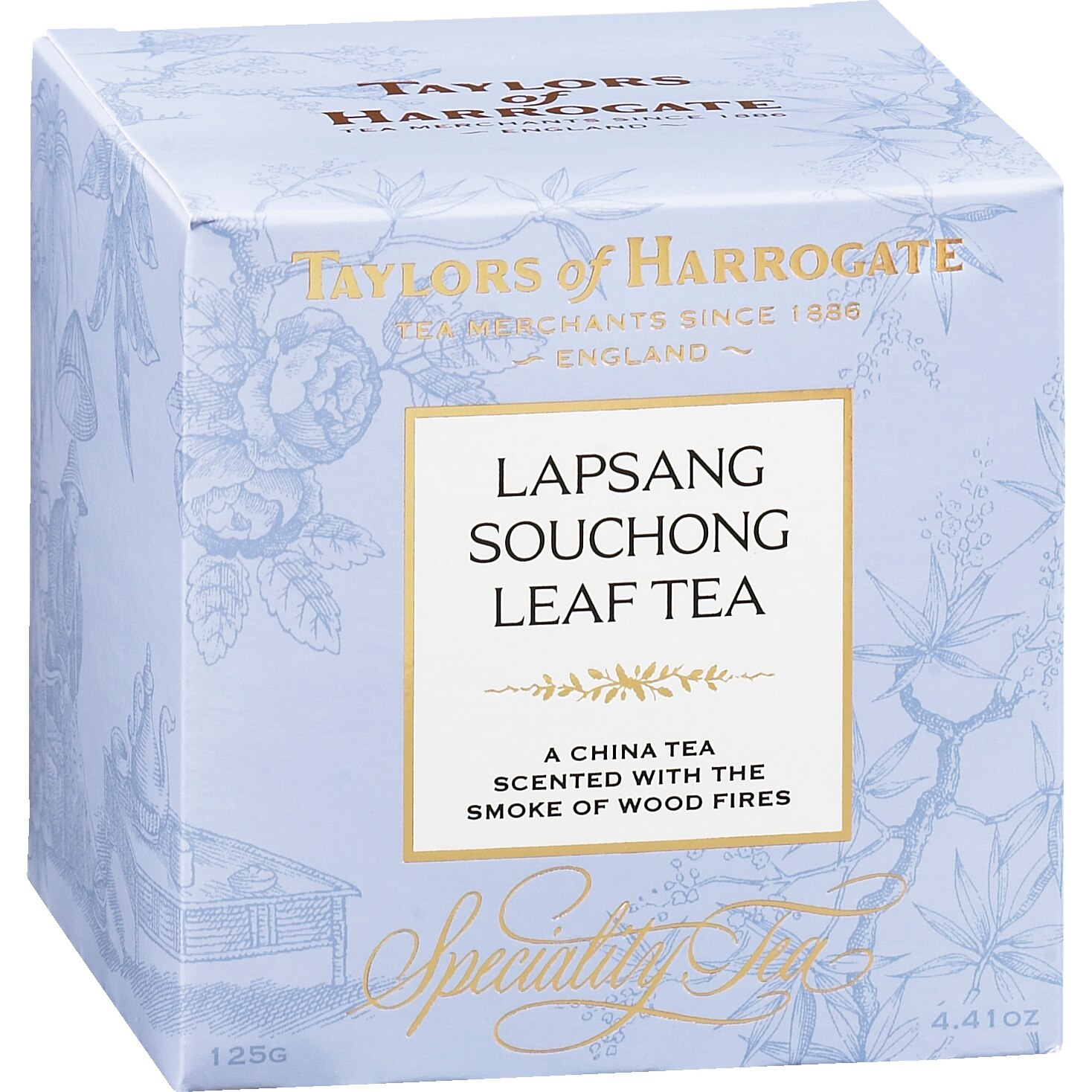 Ceai Negru Afumat Lapsang Souchong, Taylors of Harrogate, Cutie Carton, Frunze, 125 gr.