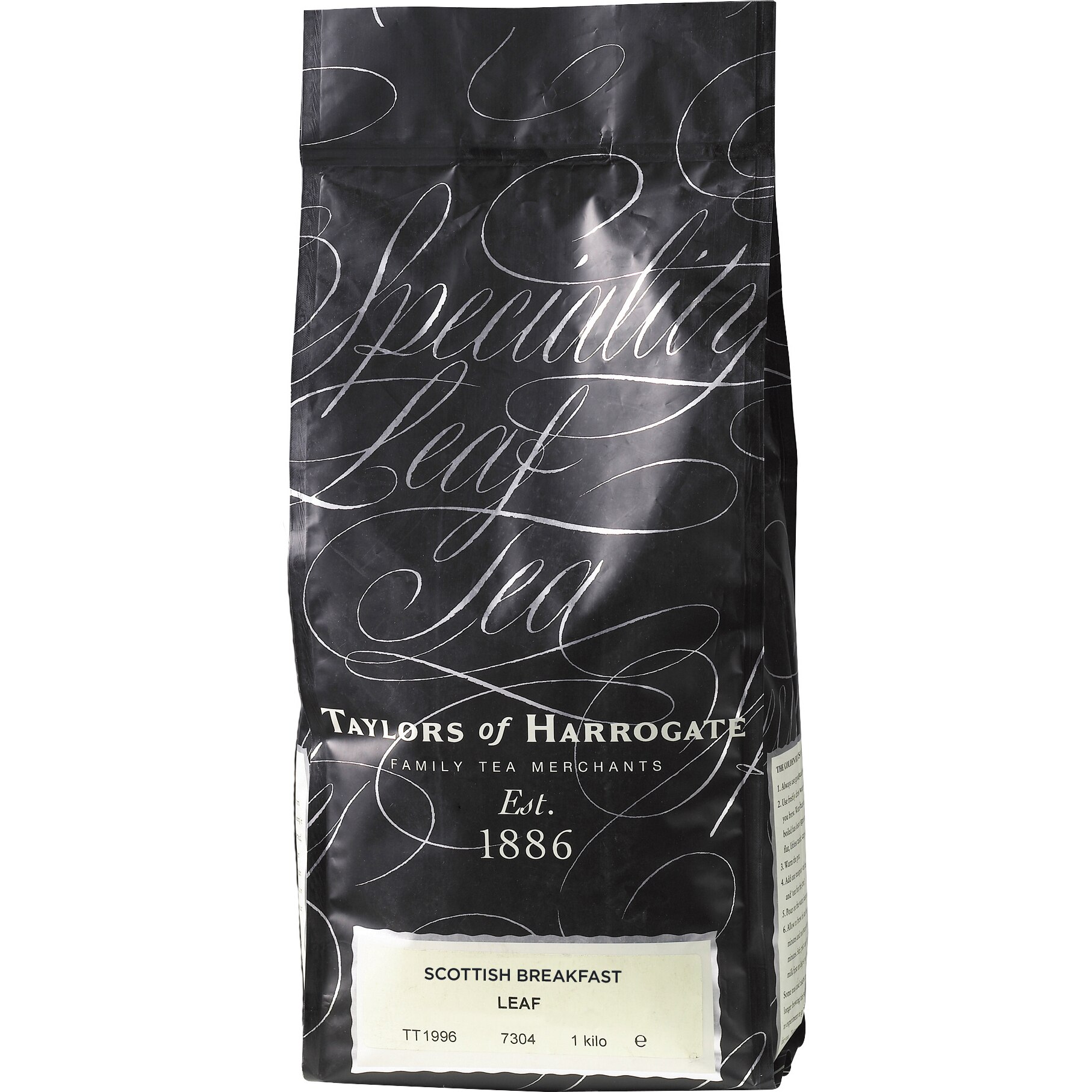 Ceai Negru Scotish Breakfast, Taylors of Harrogate, Frunze, 1 kg.