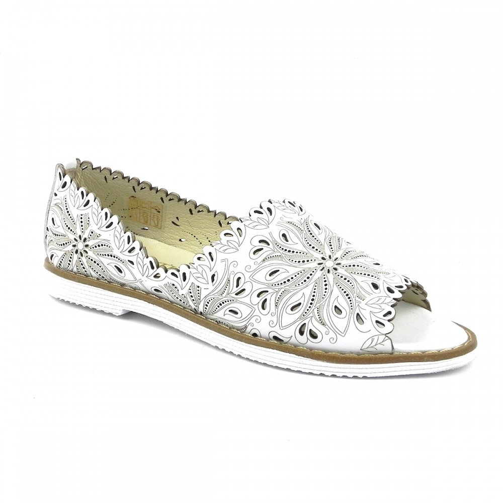 Pantofi dama Romara, Alb