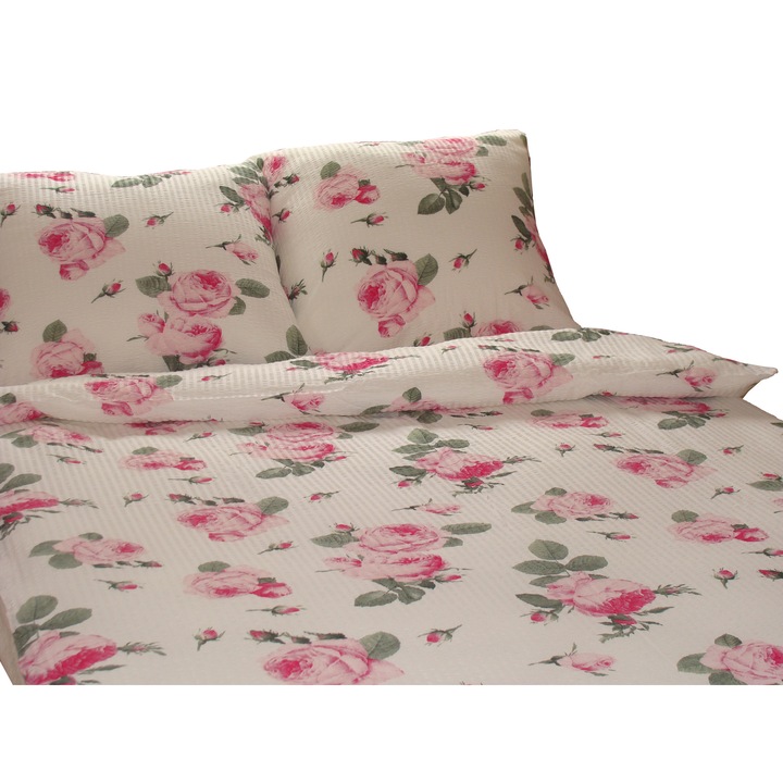 Ágynemű, Pamut, 160x200 minta rózsák SK81