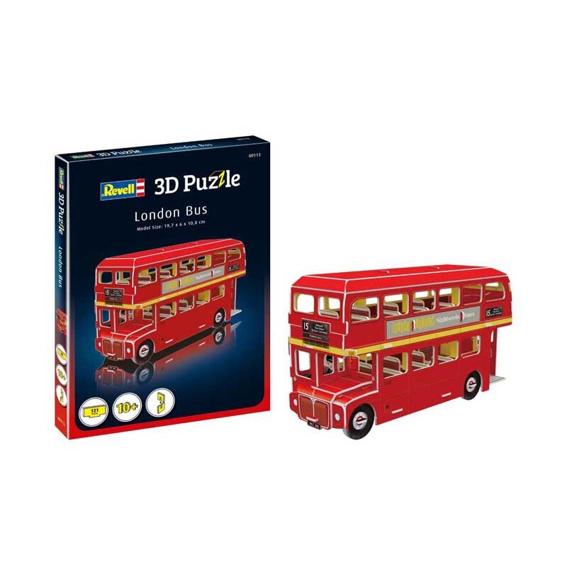 Puzzle 3D Revell Autobuzul din Londra - 66 piese