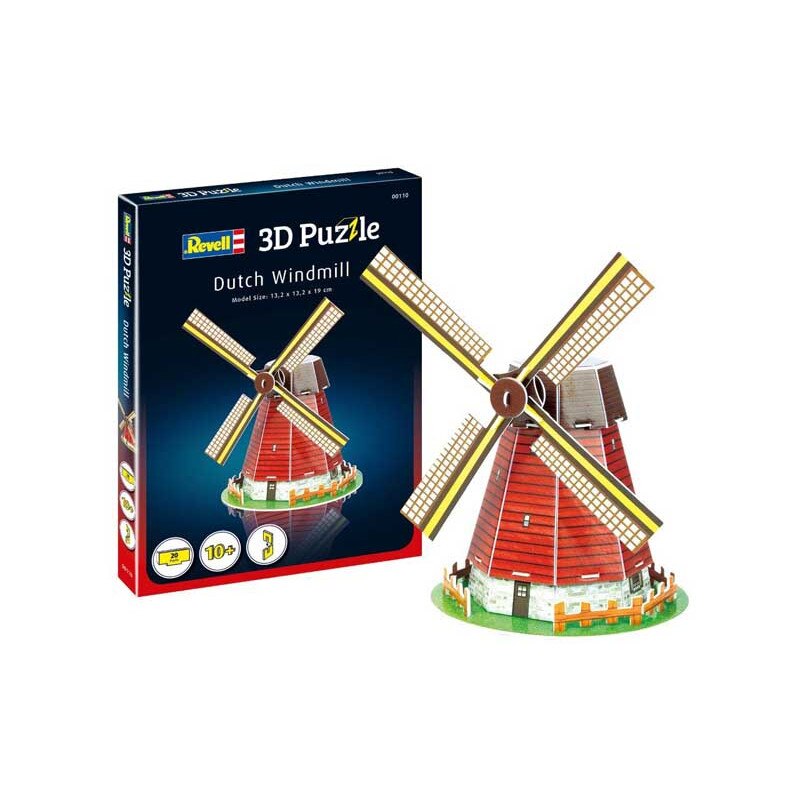 Puzzle 3D Revell moara de vant - 20 piese