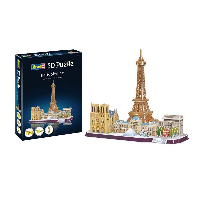 Puzzle 3D Revell Vizitarea Parisului - 114 piese