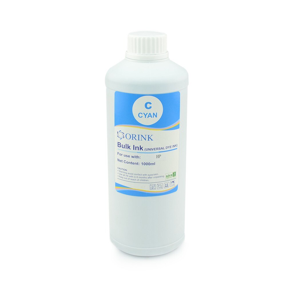 Cerneala Universala HP, culoare Cyan, 1000 ml