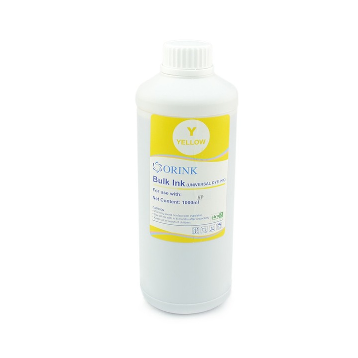 Cerneala Universala HP, culoare Yellow, 1000 ml