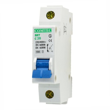 Intrerupator automat monopolar BRT COMTEC, 20A, curba C Intrerupator automat monopolar BRT COMTEC, 20A, curba C