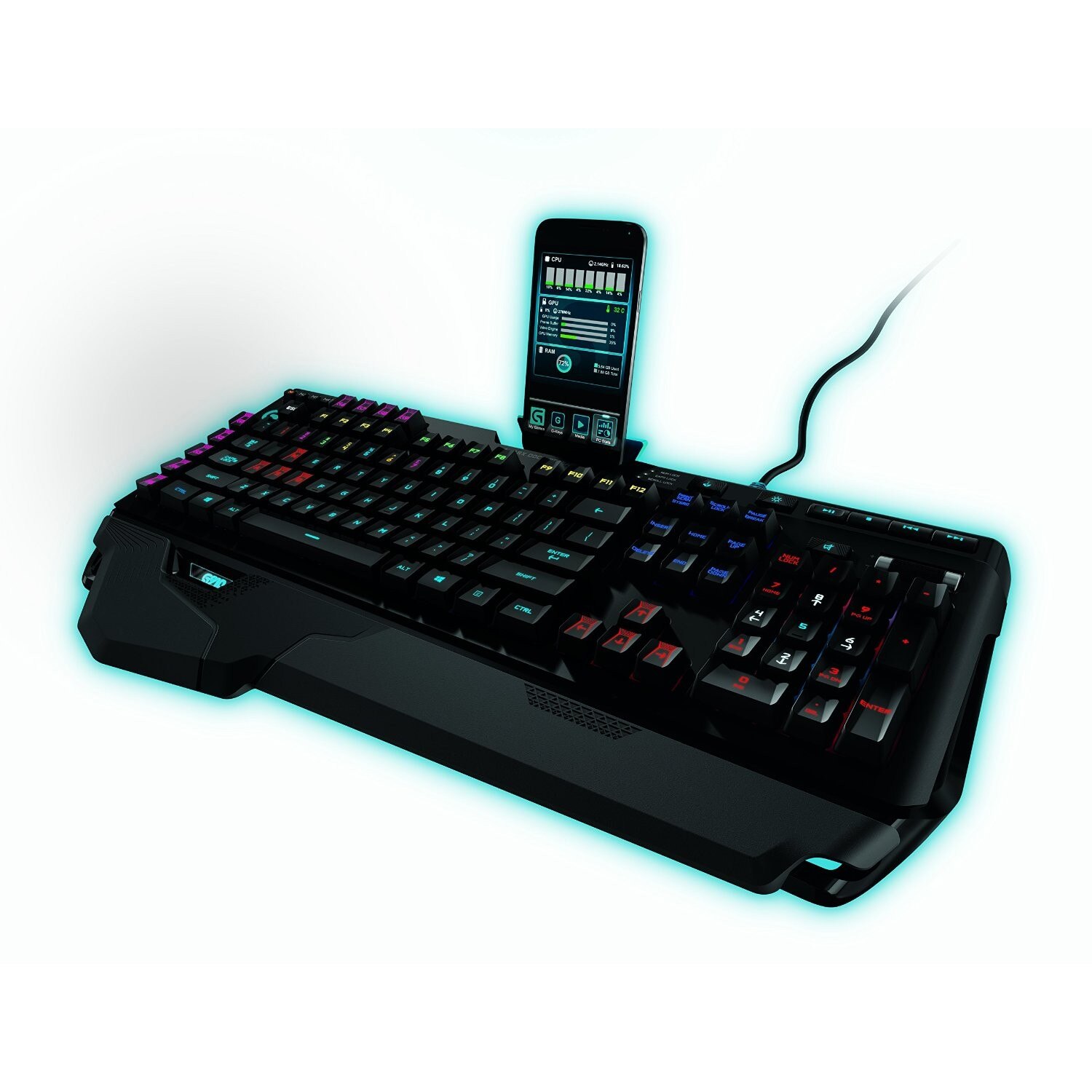 Клавиатура Logitech G910 Orion Spark, черна - eMAG.bg