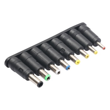 Set 8 Conectori Pentru Alimentare Laptop , Negru Set 8 Conectori Pentru Alimentare Laptop , Negru