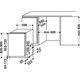 Masina de spalat vase incorporabila Whirlpool WRIC 3C26, 14 seturi, 8 programe, Clasa E, 6th Sense, 60 cm