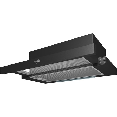 Hota incorporabila telescopica Whirlpool AKR 749 NB, Putere de absorbtie 304 mc/h, 1 Motor, 60 cm, Negru