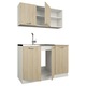 Set Bucatarie haaus Ara, Stejar Sonoma/Alb, L 120 cm