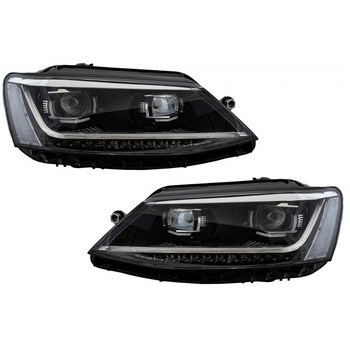 Set 2 Faruri LED DRL compatibil cu VW Jetta Mk6 VI Non GLI (2011-2017) Semnal Dinamic Secvential Xenon Matrix Design Set 2 Faruri LED DRL compatibil cu VW Jetta Mk6 VI Non GLI (2011-2017) Semnal Dinamic Secvential Xenon Matrix Design