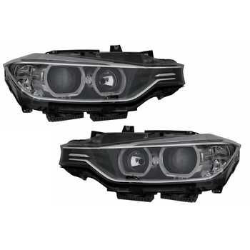 Set 2 Faruri Angel Eyes compatibil cu BMW Seria 3 F30 F31 (2011-2015) Xenon look Set 2 Faruri Angel Eyes compatibil cu BMW Seria 3 F30 F31 (2011-2015) Xenon look