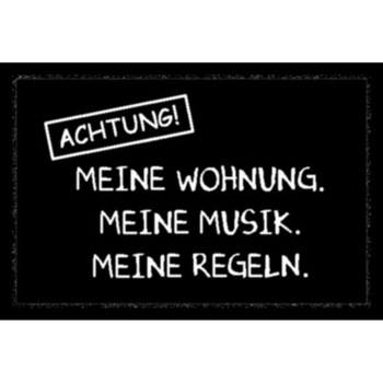 Covoras Intrare Printy, Negru, 40x60, S12-472155 Covoras Intrare Printy, Negru, 40x60, S12-472155