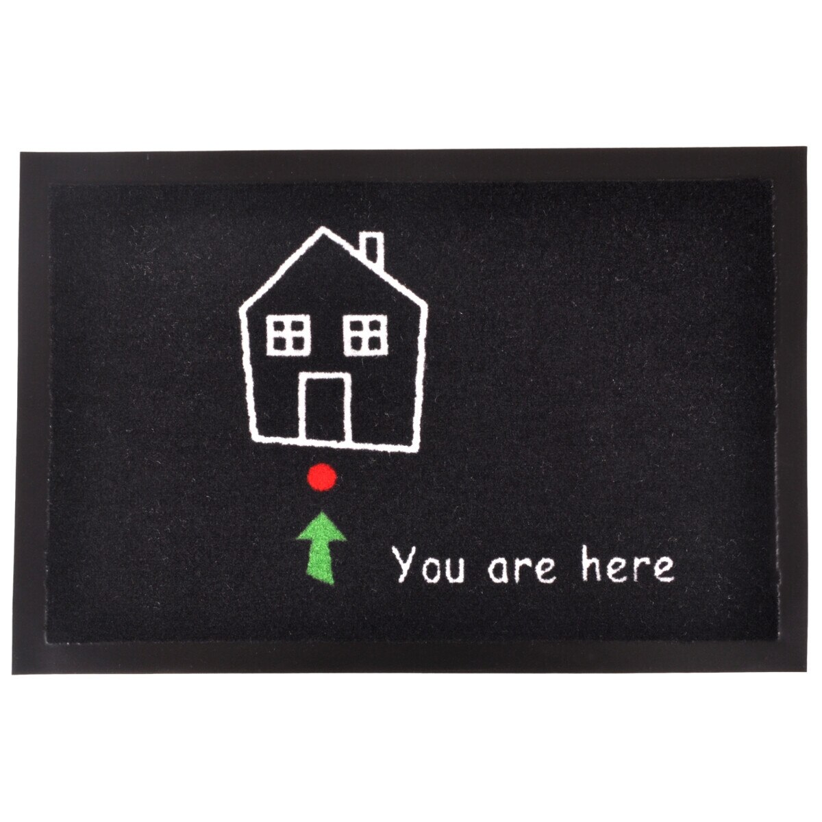 Covoras Intrare Printy, Negru, 40x60, S12-472156