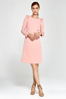 Rochie de zi model 103089 Nife, Roz, 42 INTL Rochie de zi model 103089 Nife, Roz, 42 INTL