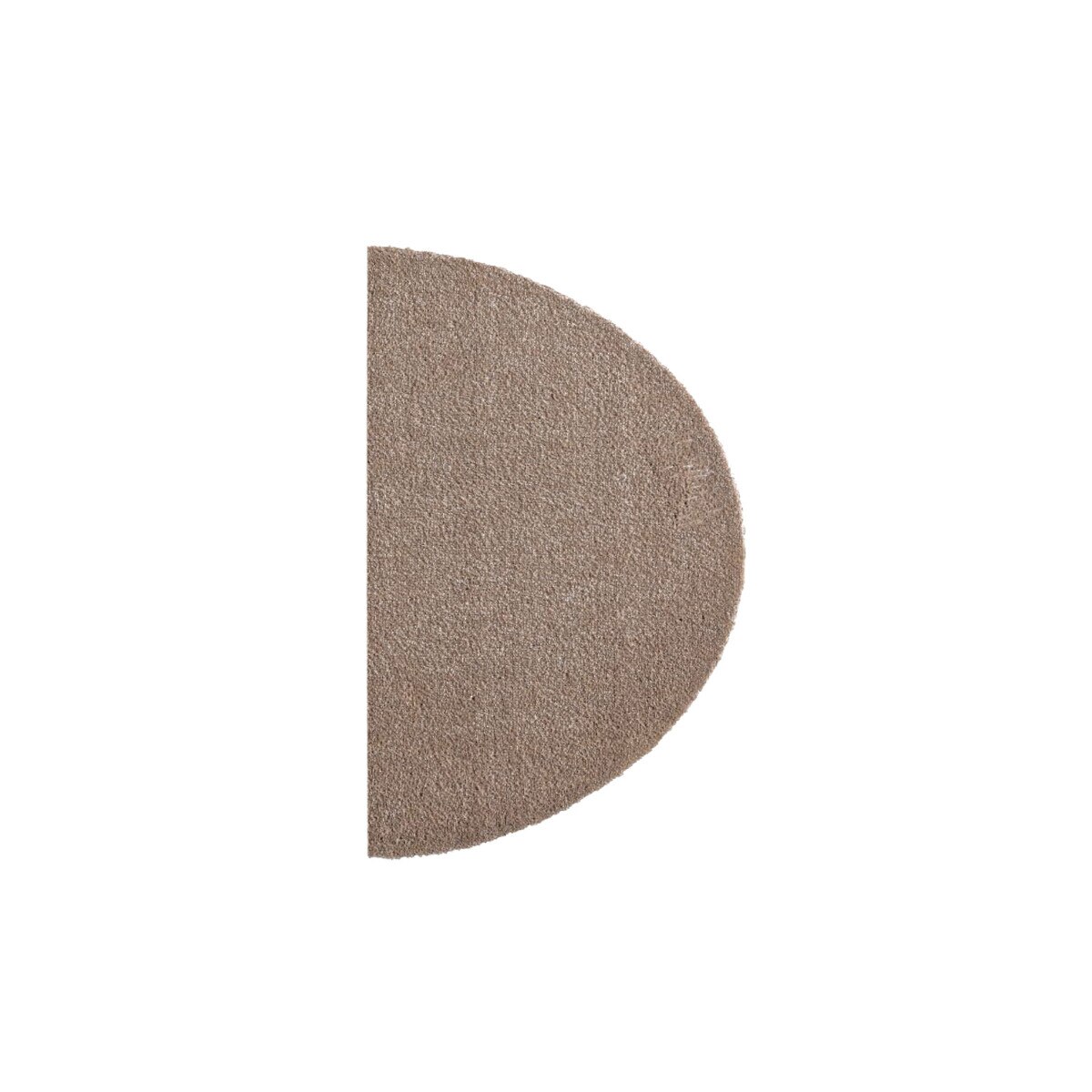 Covoras Intrare Soft & Clean, Semirotunda, Taupe, 50x75, S43-472327