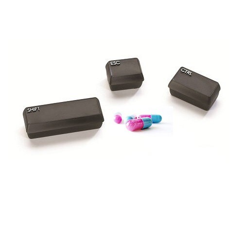 Cutie pastile Typo Ctrl Shift si Esc, negru, UMBRA