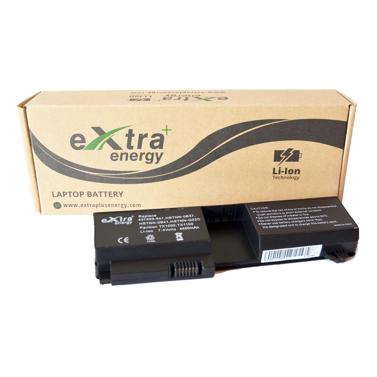 Baterie laptop Li-Ion potrivita pentru HP Pavilion TX1000 TX2000 TX2500 TouchSmart TX2 HS 4400 mAh cu 4 celule