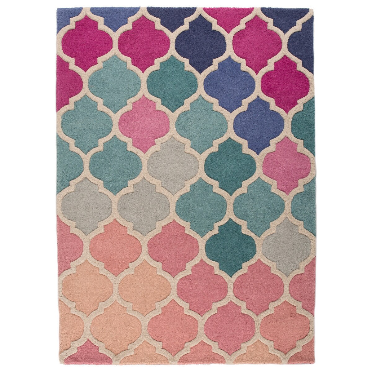 Covor Modern & Geometric Illusion, Lana, Roz, 120X170