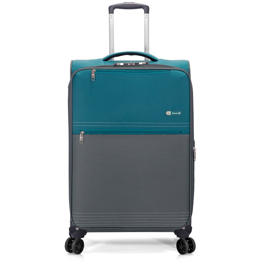 Troler Cabina, TSA, 4 Roti Duble, BENZI, BZ 5389 - 56 cm, Turcoaz