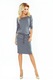 Rochie de zi model 103856 Numoco , Gri, M