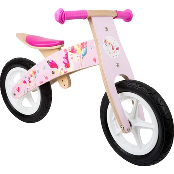 Bicicleta de echilibru fara pedale, Legler, model Unicorn, din lemn Bicicleta de echilibru fara pedale, Legler, model Unicorn, din lemn