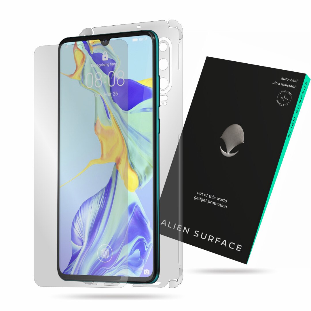 Folie Alien Surface, Huawei P30, protectie ecran, spate, laterale
