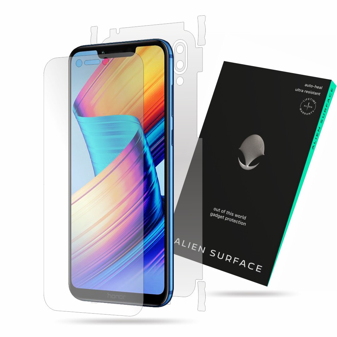 Folie Alien Surface, Huawei Honor Play, protectie ecran, spate, laterale