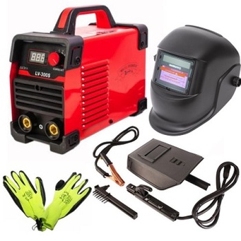 Set Aparat de sudura Micul Fermier MMA 300A,Invertor Profesional GF-0739+Masca sudura automata cu reglaj si cristale Set Aparat de sudura Micul Fermier MMA 300A,Invertor Profesional GF-0739+Masca sudura automata cu reglaj si cristale