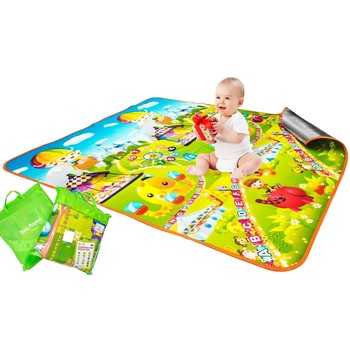 Covor interactiv pentru copii IDL MY FARM VILLE 2019, DIMENSIUNI: 150 x 180 x 0.5 cm, Stimuleaza simturile, invata si incurajeaza jocul creativ, Culori vii cu printuri de poveste, Asigura o izolare termica excelenta, Multicolor Covor interactiv pentru copii IDL MY FARM VILLE 2019, DIMENSIUNI: 150 x 180 x 0.5 cm, Stimuleaza simturile, invata si incurajeaza jocul creativ, Culori vii cu printuri de poveste, Asigura o izolare termica excelenta, Multicolor