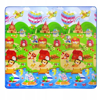 Covor interactiv pentru copii IDL MY Village Farm 2019, DIMENSIUNI: 200 x 180 x 0.5 cm, Stimuleaza simturile, invata si incurajeaza jocul creativ, Culori vii cu printuri de poveste, Asigura o izolare termica excelenta, Verde Covor interactiv pentru copii IDL MY Village Farm 2019, DIMENSIUNI: 200 x 180 x 0.5 cm, Stimuleaza simturile, invata si incurajeaza jocul creativ, Culori vii cu printuri de poveste, Asigura o izolare termica excelenta, Verde