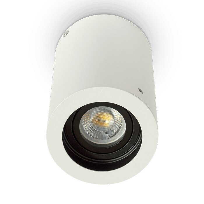 Corp aplicat V-TAC rotund alb