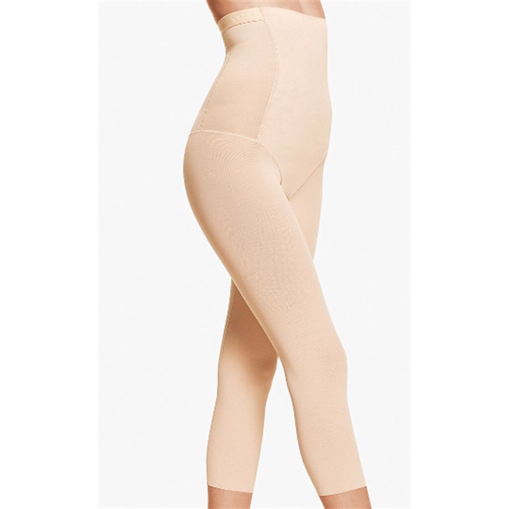 Pantaloni lungi talie inalta BodyShaper - VOE Slim, model: pantalon lung,  NUDE, marimea S 