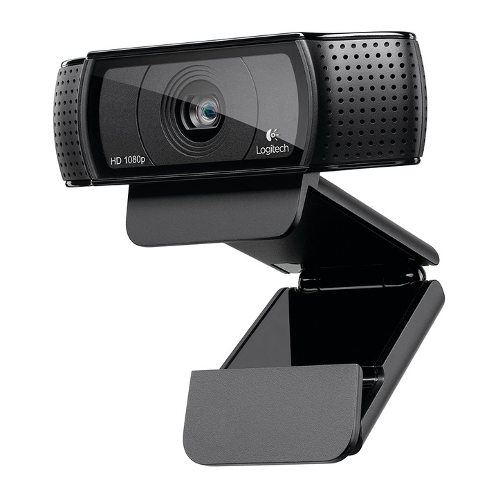 Web камера Logitech HD Pro C920, Fulll HD, Черна