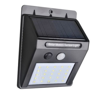 Lampa cu incarcare solara si senzor de miscare 20 LED Lampa cu incarcare solara si senzor de miscare 20 LED