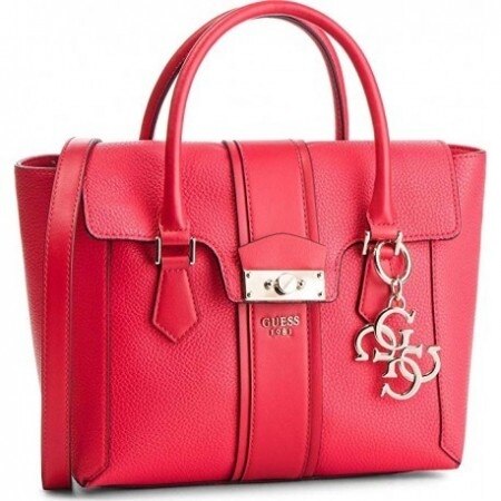 Geanta GUESS L.A. Hip Flap Satchel, pentru femei