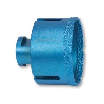 Carota diamantata pentru gaurire placi de ceramice, granit, marmura diametru 72mm, filet M14 Carota diamantata pentru gaurire placi de ceramice, granit, marmura diametru 72mm, filet M14