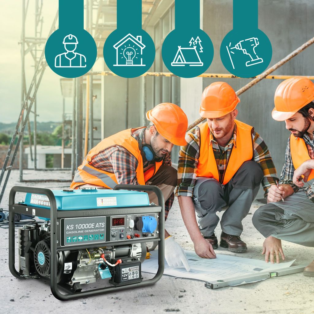 Generator curent profesional cu automatizare Könner&Söhnen KS10000E ATS ...
