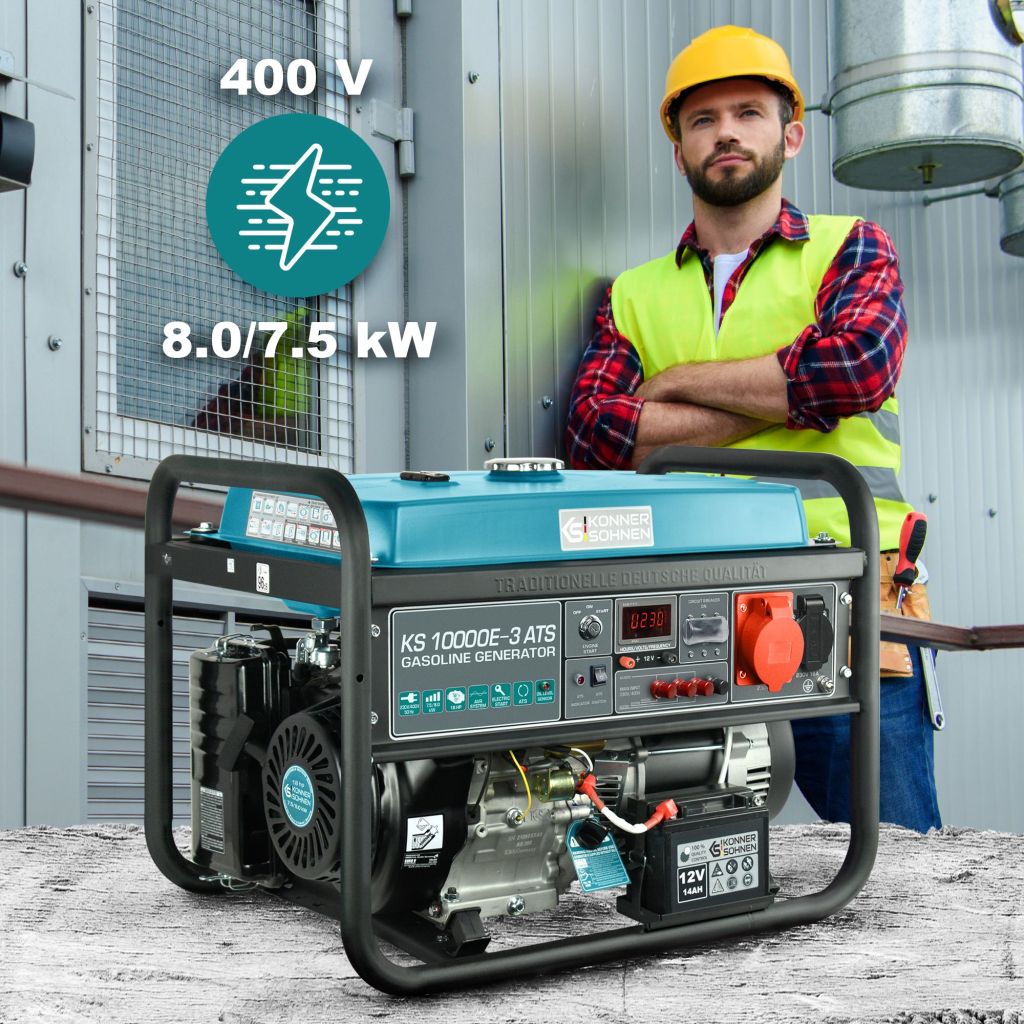 Generator trifazic cu automatizare Könner & Söhnen KS 10000E-3 ATS