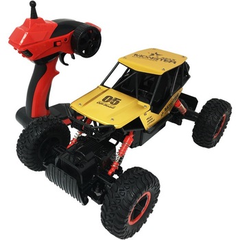 Jucarie Masina de Teren Rock Crawler Monster 4x4 Off Road cu Telecomanda, Scara 1:16, 2.4 GHzSCARA, aurie Jucarie Masina de Teren Rock Crawler Monster 4x4 Off Road cu Telecomanda, Scara 1:16, 2.4 GHzSCARA, aurie