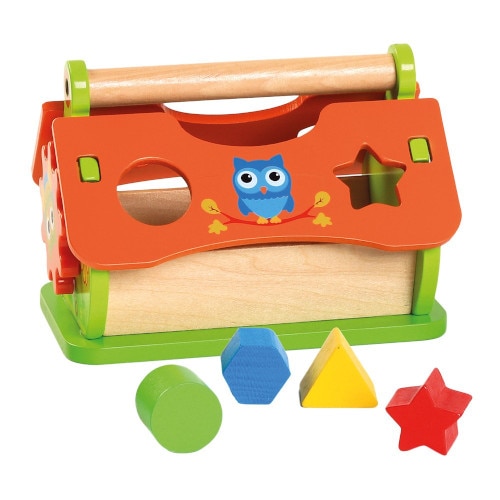 Jucarie Bino Sortator de Forme Casuta Bufnitei