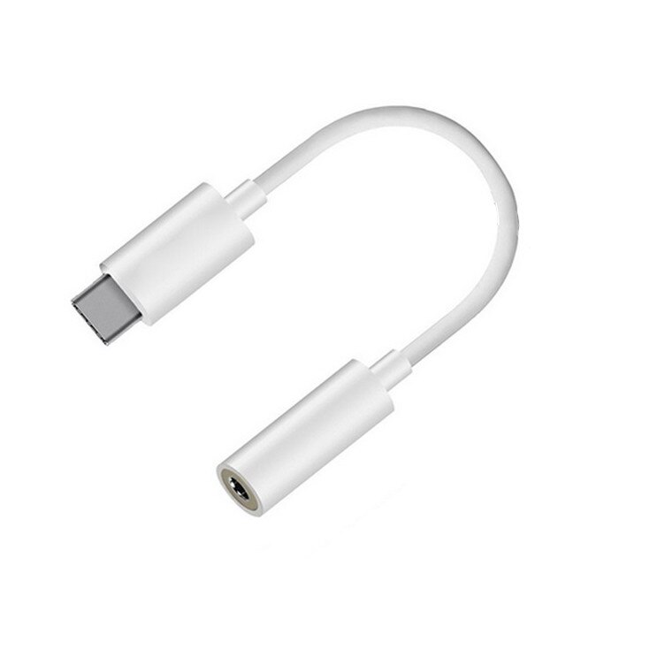 Adaptor audio USB Type C la jack 3.5mm CHT alb