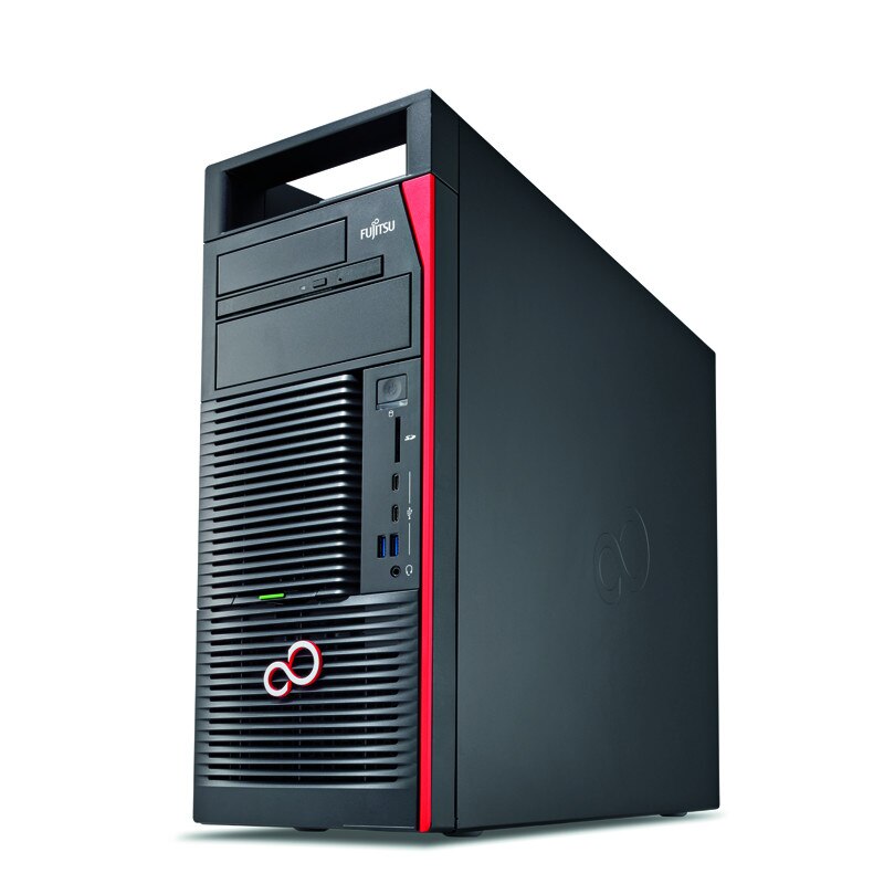 Desktop PC Fujitsu Celsius M770 Black, Intel Xeon W-2123, 8GB RAM, 256GB SSD, Quadro P1000 4GB, Win 10 Pro