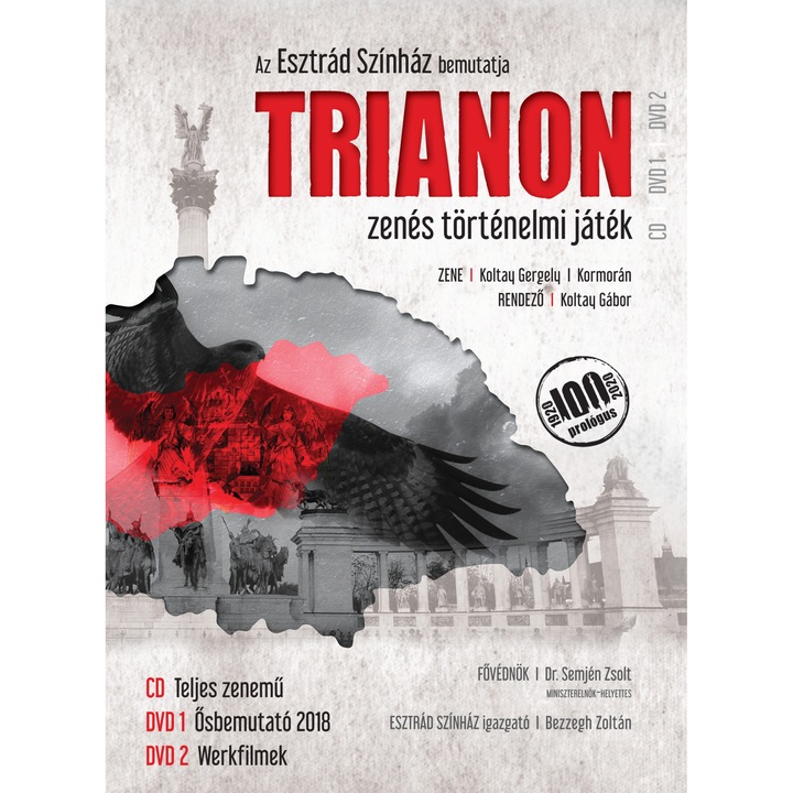 Az Esztrád Színház bemutatja: Trianon 2DVD+CD + emlékkönyv